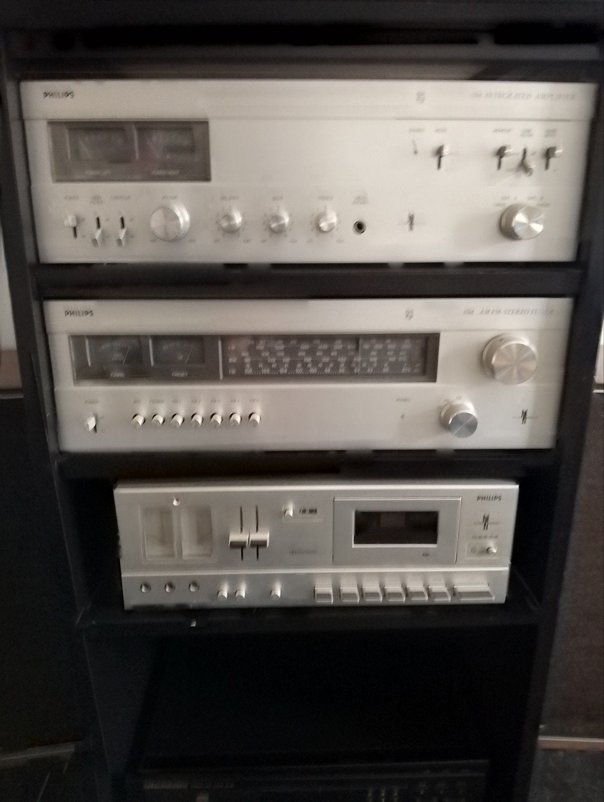 Philips hifi set, Ophalen, Philips, Cassettedeck, Losse componenten