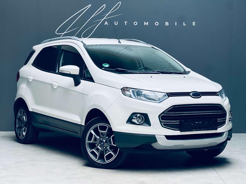 Ford EcoSport 1.5 TDCi *CLIMATISATION*KEYLESS*CUIR*CARNET CO, Autos, Cuir, Euro 5, Achat, Noir