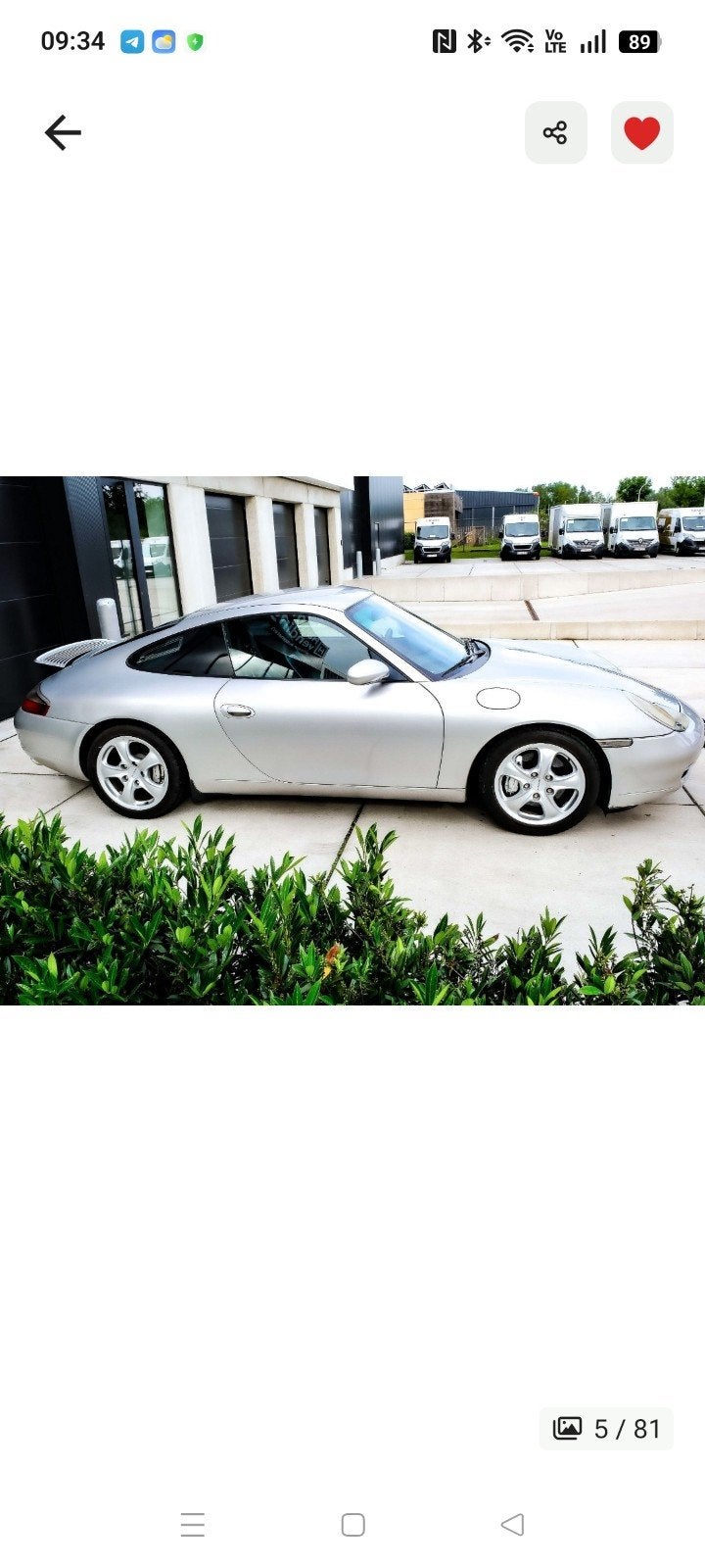 Porsche 996 Carrera 4, Autos, Particulier, Achat
