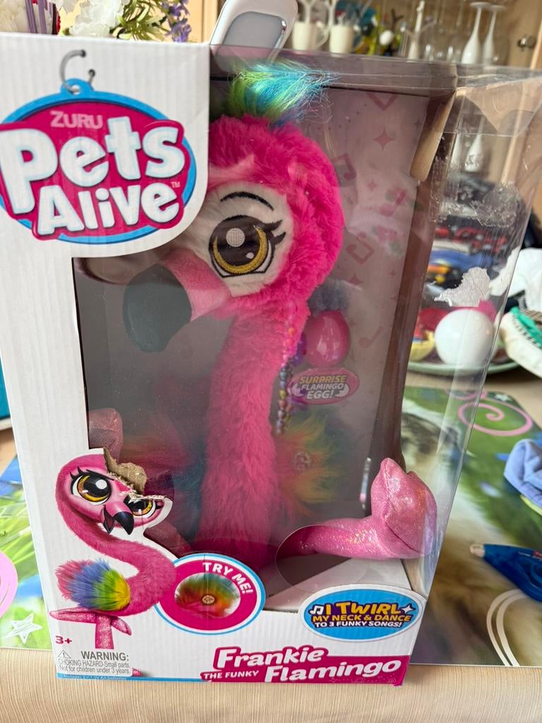 Zuru Pets Alive Frankie the funky flamingo, Enlèvement ou Envoi, Comme neuf