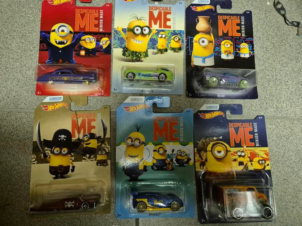 Hotwheels hot wheels set van 6 stuks, Enlèvement ou Envoi