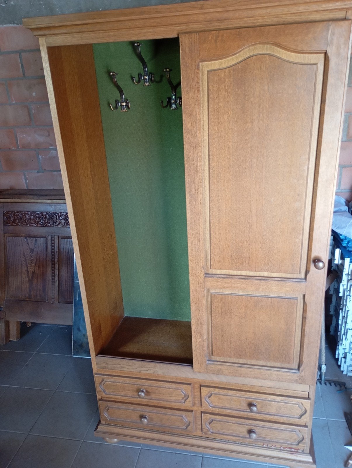 vestiaire kast, Ophalen, Gebruikt, 50 tot 100 cm, Met lade(s)