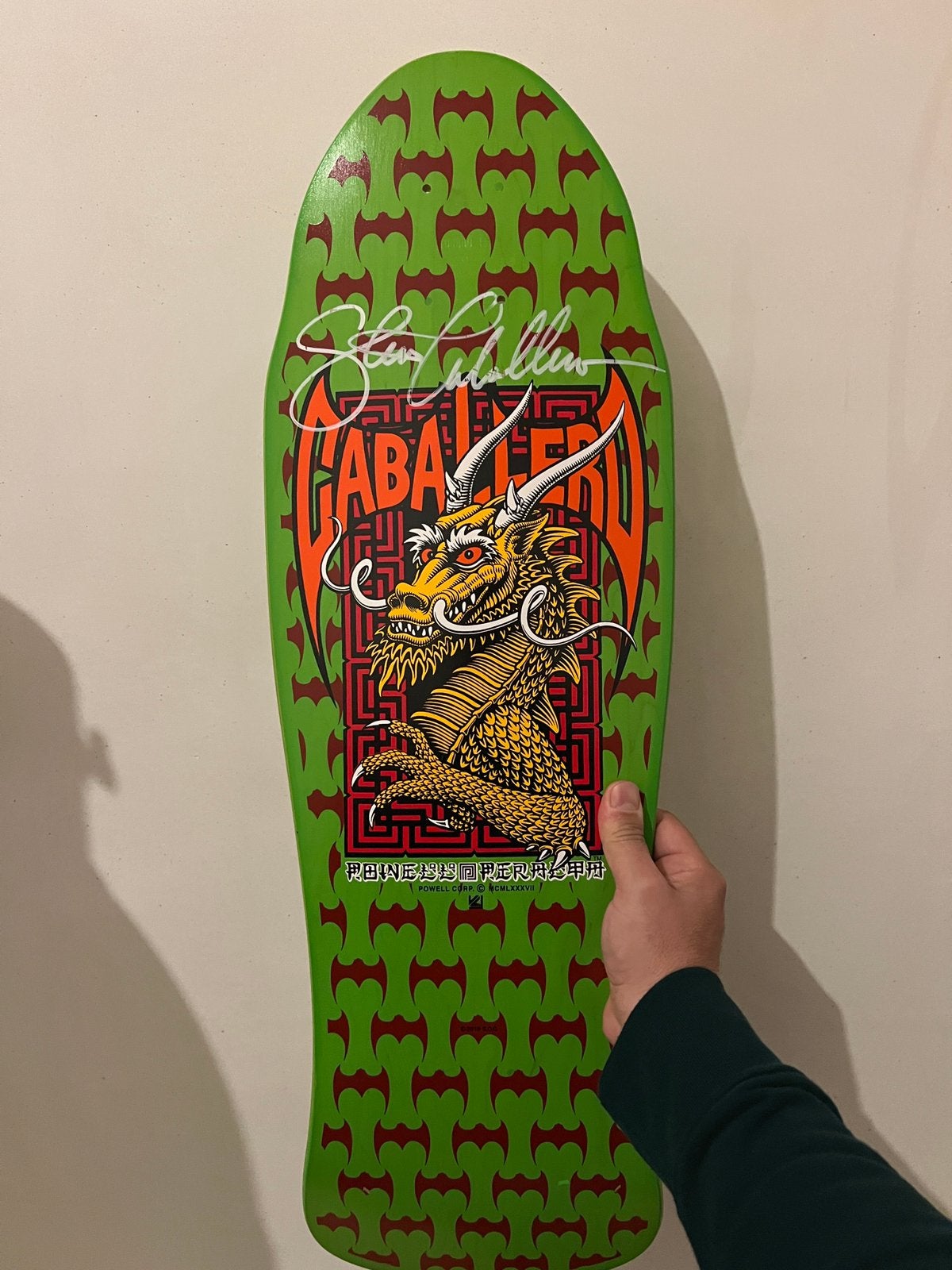 Skateboard Powell Peralta Caballero Street Dragon signée, Enlèvement ou Envoi, Comme neuf, Skateboard