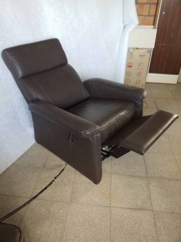 Système de levage Electric Relax Gerlin en cuir marron épais, 75 à 100 cm, Klassiek, Enlèvement, Utilisé