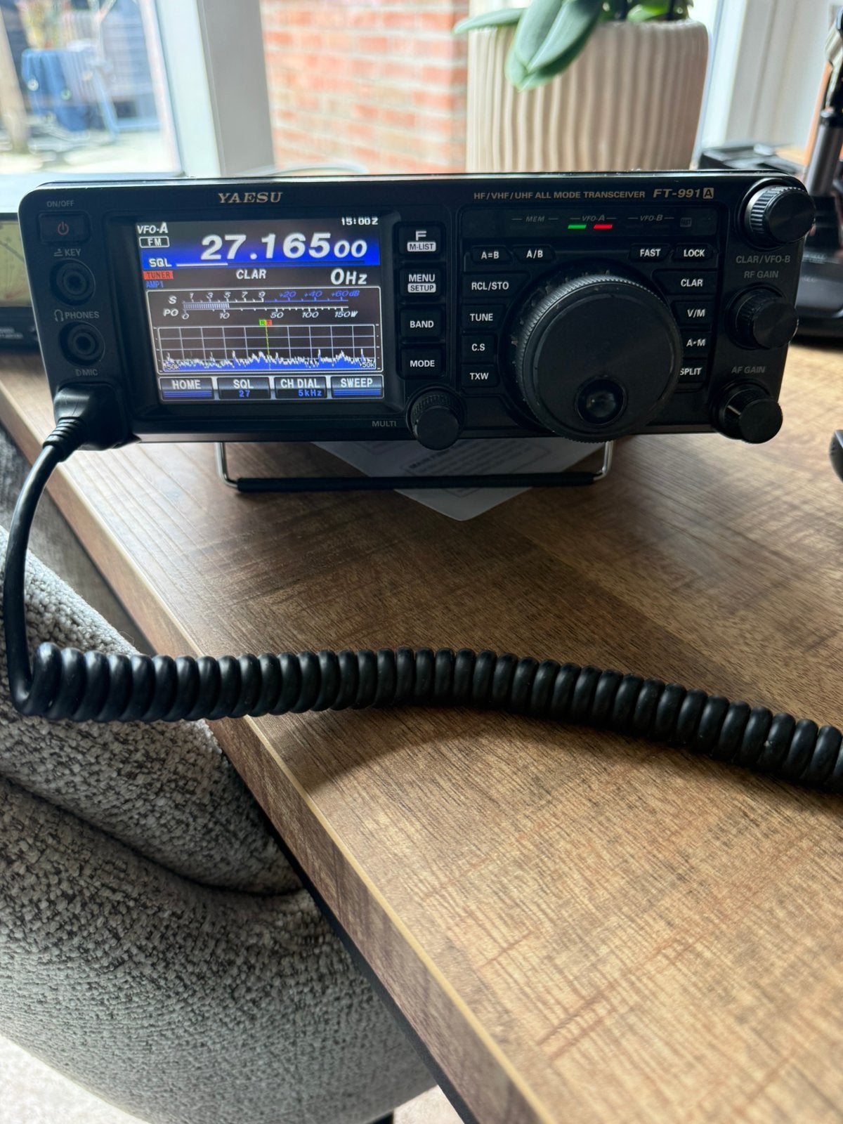 Zo goed als nieuwe Yaesu FT 991A in doos, Télécoms, Enlèvement, Comme neuf, Émetteur et Récepteur
