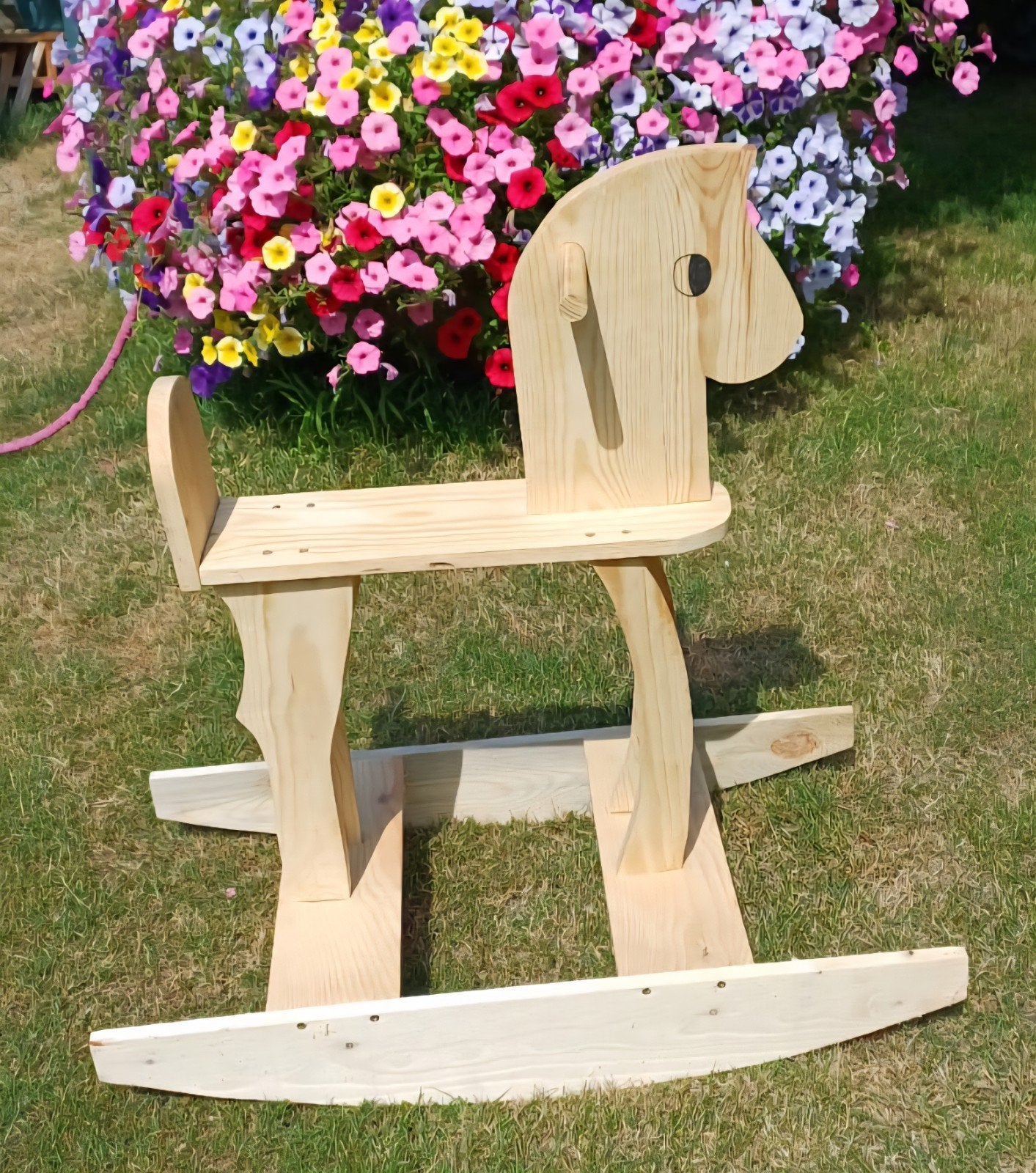 Cheval à bascule en bois, Enfants & Bébés, Enlèvement