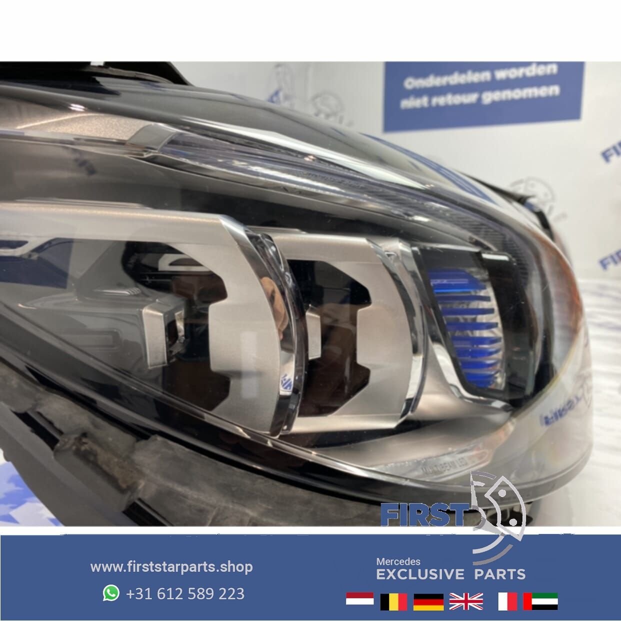 W205 C205 FACELIFT C63 AMG MULTIBEAM KOPLAMP RECHTS COMPLEET, Utilisé, -, -, Enlèvement ou Envoi