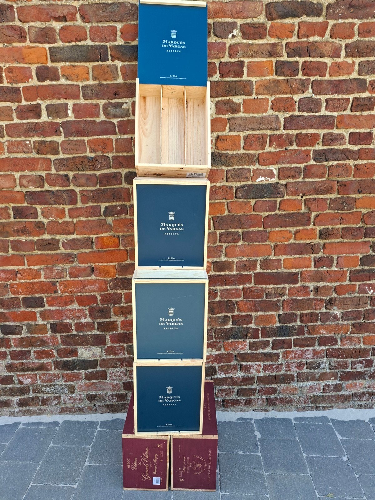 caisse à vin vide 3Bt 32x26x10cm 8€ pièce 11 caisses dispo, Enlèvement
