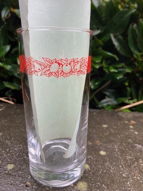 34 VINTAGE FRISDRANK OF WATER GLAZEN 25 CL BROUWERIJ ROMAN, Ophalen of Verzenden, Zo goed als nieuw, Frisdrankglas