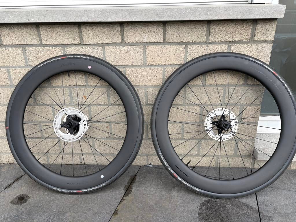 syncros capital 1.0 aero 60mm wielset, 28 inch, Carbon, Nieuw, 57 tot 61 cm