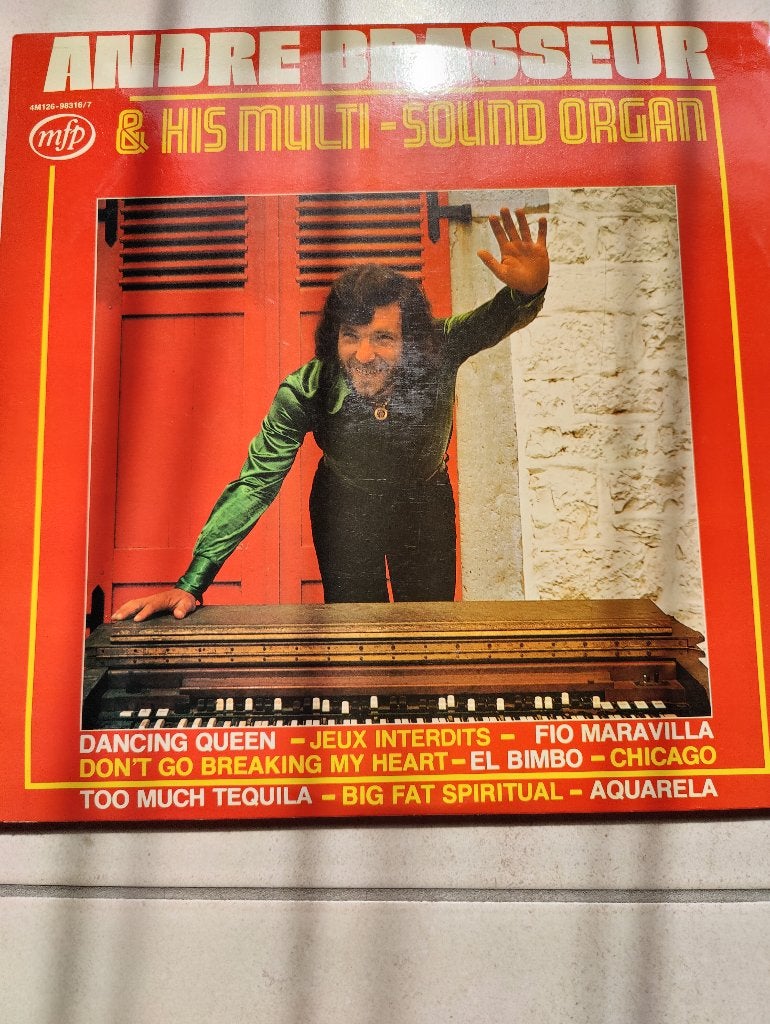 André Brasseur & his Multi sound Organ op dubbel-LP, Double LP, Envoi, 1960 - 1969, 12 pouces