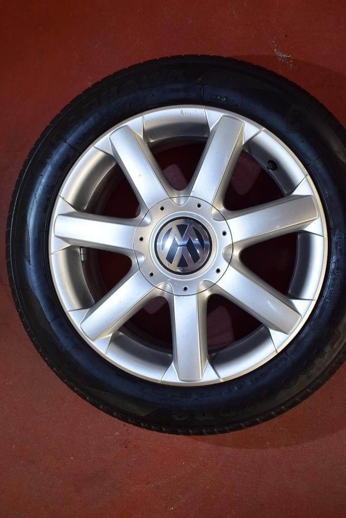 ORIGINELE VELGEN VOLKSWAGEN GOLF - 205/55/16 - ZOMER, Ophalen, Gebruikt, 16 inch, Banden en Velgen