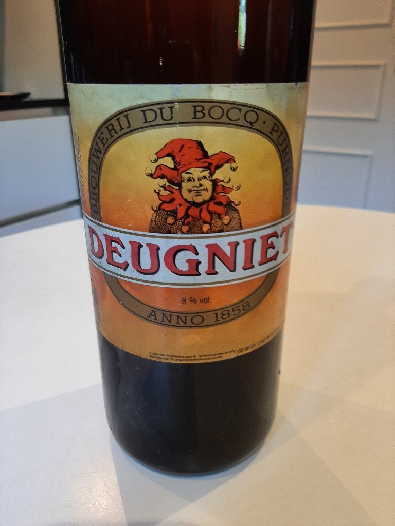 Grande bouteille de bière (vide): Deugniet    : 3 litres, Enlèvement ou Envoi, Comme neuf, Bouteille(s)
