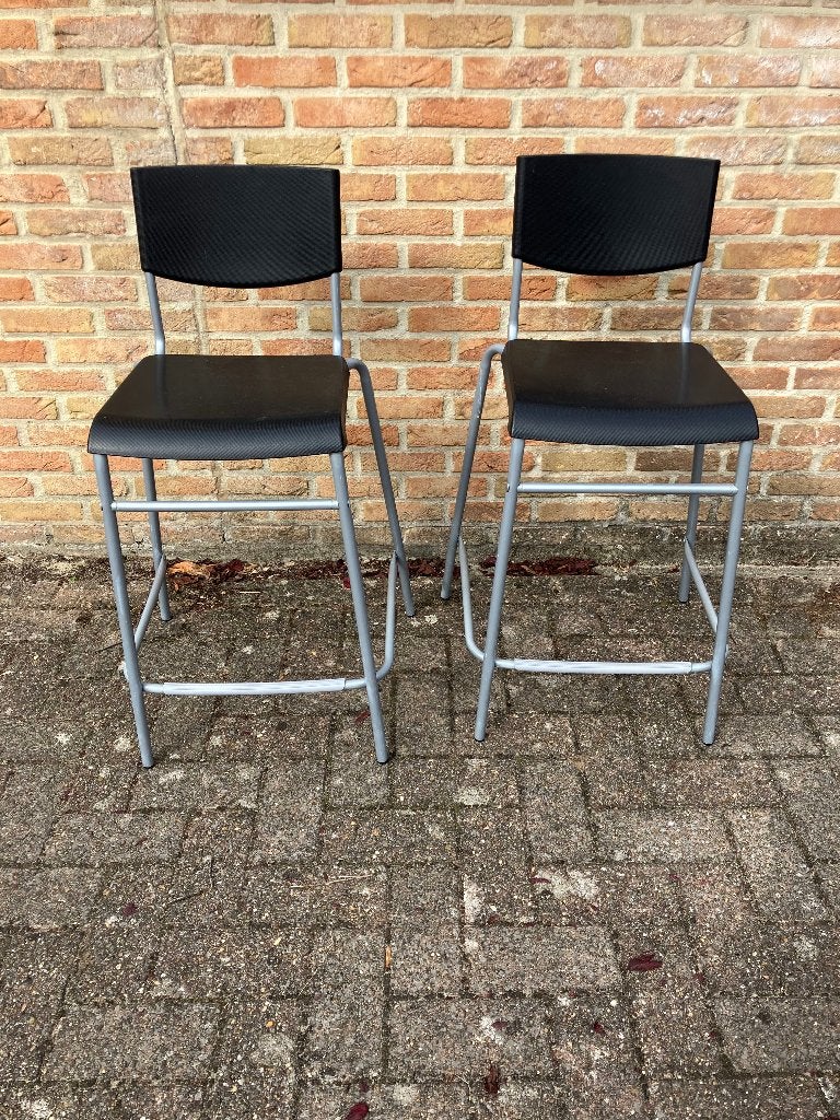 2 CHAISES DE BAR STIGG IKEA, Huis en Inrichting, Ophalen, 60 tot 90 cm, 2 krukken, Kunststof