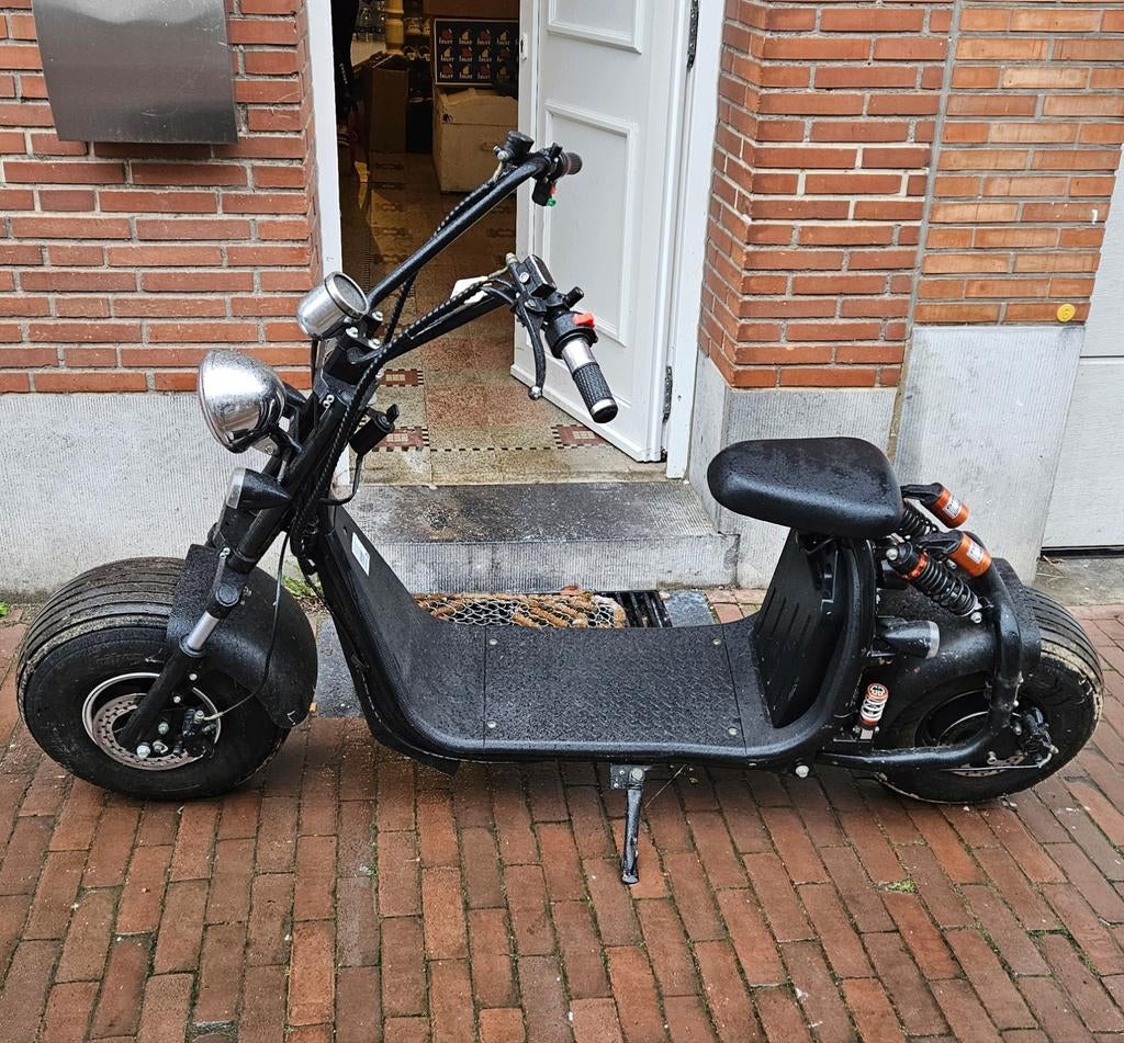 Elektrische scooter puviter Citycoco sport + extra zadel, Ophalen