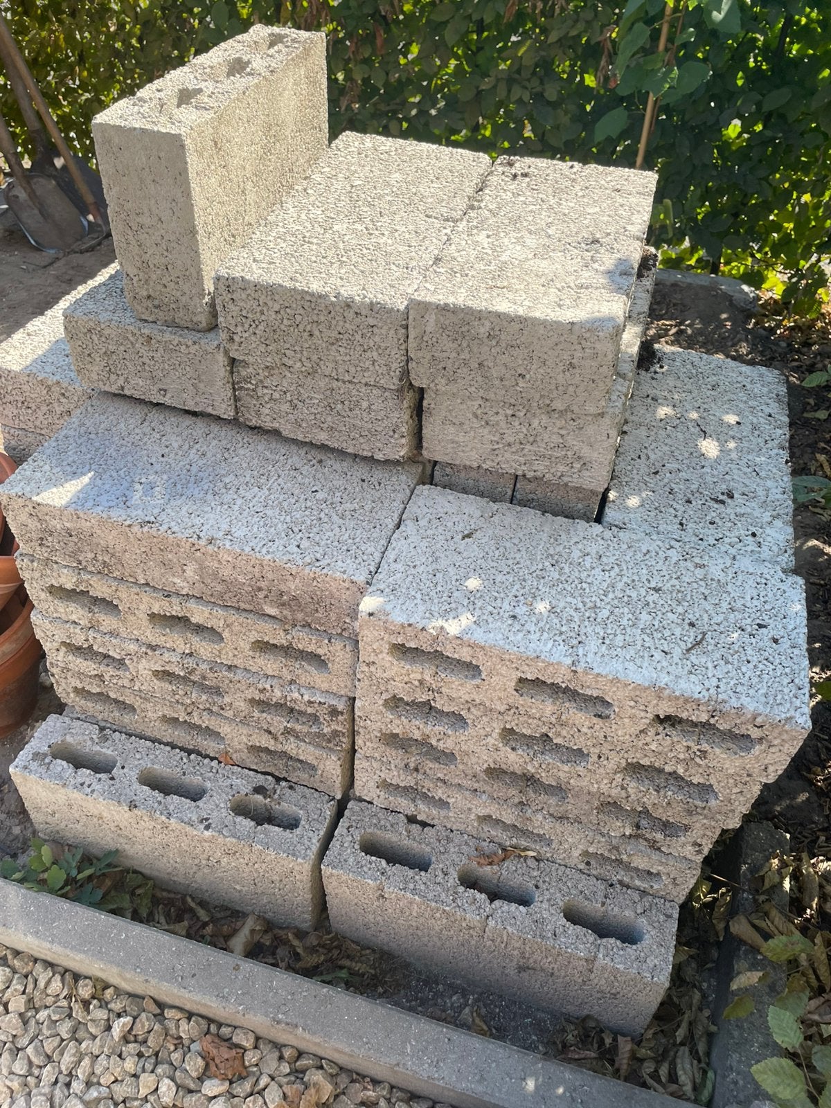 Snelbouw beton 39x19x9 gratis, Tuin en Terras, Ophalen, Zo goed als nieuw, Beton