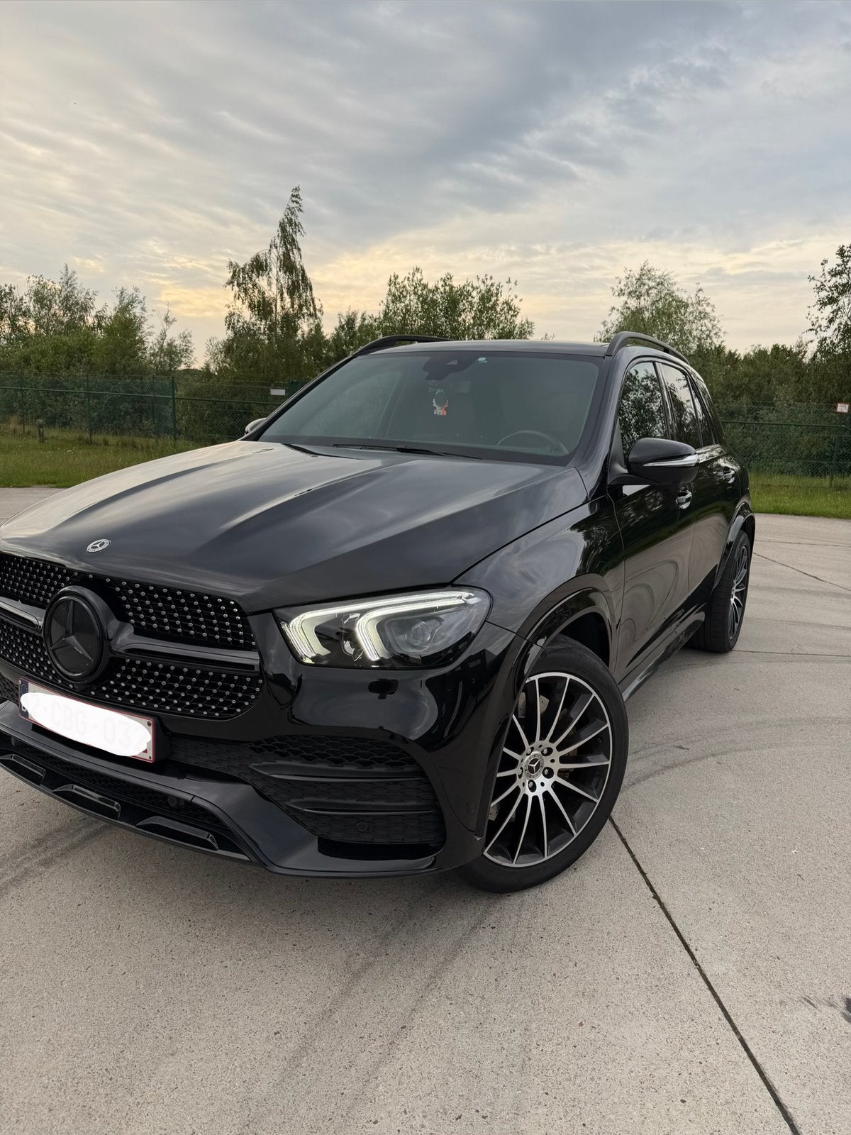 Mercedes gle 350de 4 matic hybride, Auto's, Automaat, Euro 6, GLE, Zwart