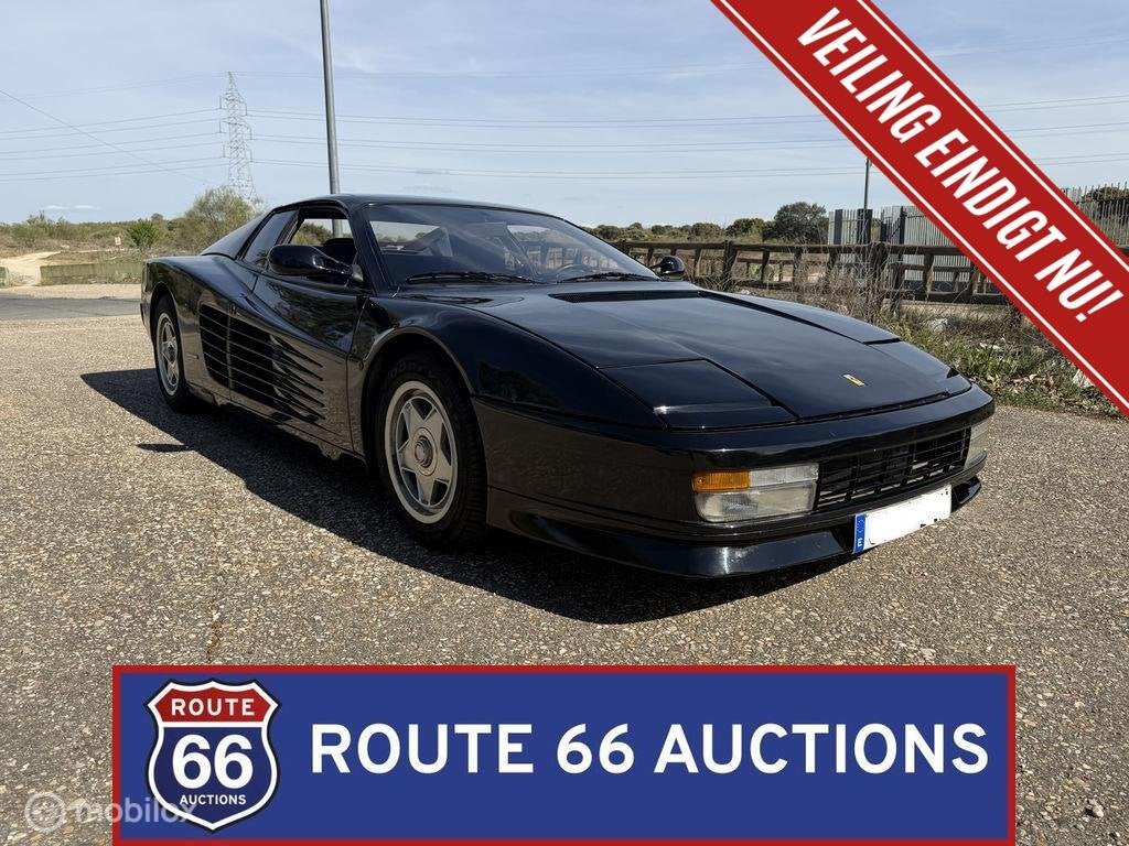 Ferrari Testarossa | 1987 | Route 66 Auctions, Autos, Oldtimers & Ancêtres, Achat, Entreprise, Boîte manuelle, Autre carrosserie