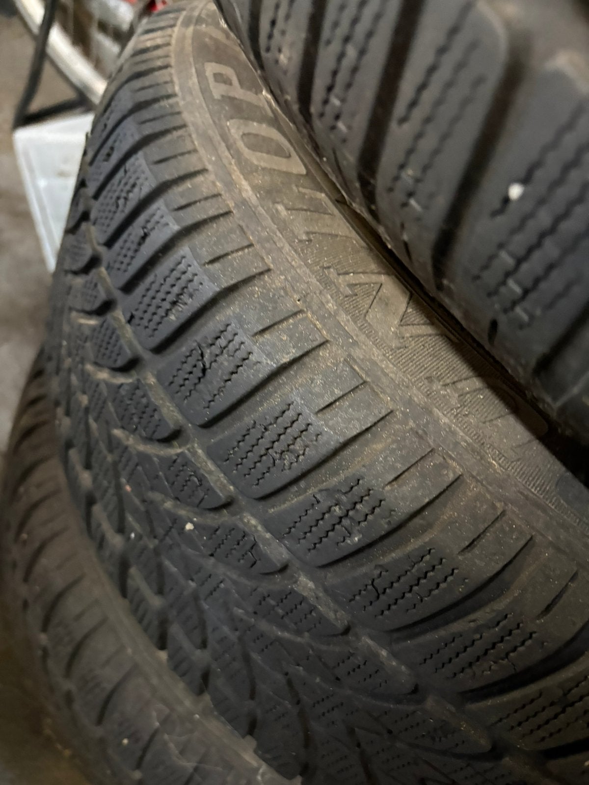 Winterbanden Dunlop met stalen velg 4 stuks, Auto-onderdelen, Banden en Velgen, Ophalen, Gebruikt, 16 inch, Banden en Velgen