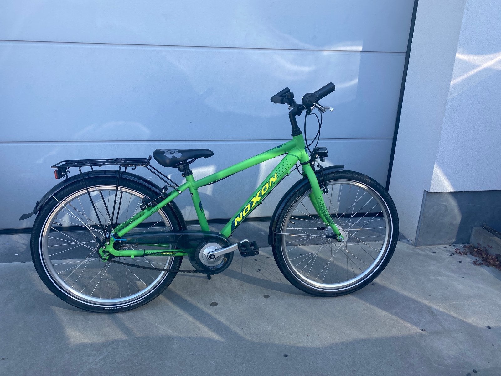 Stoere groene jongensfiets -24 inch noxon - vanaf 7 jaar, Fietsen en Brommers, Brommeronderdelen | Oldtimers, Ophalen, Gebruikt