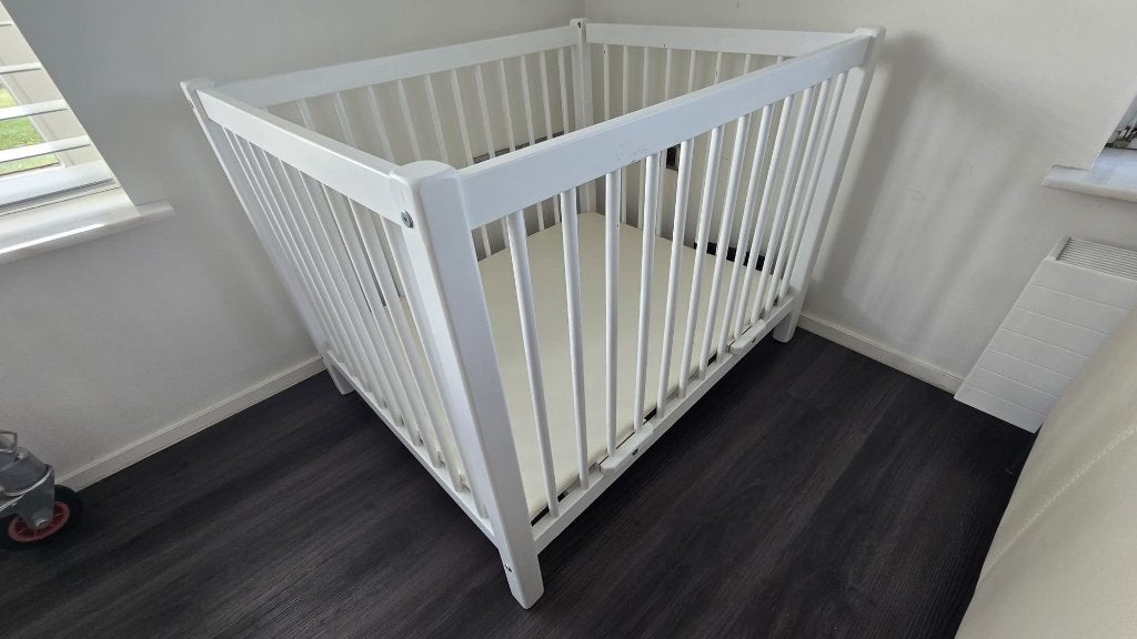 Park wit, Kinderen en Baby's, Babyparken, Ophalen, Zo goed als nieuw, Rechthoekig, In hoogte verstelbaar