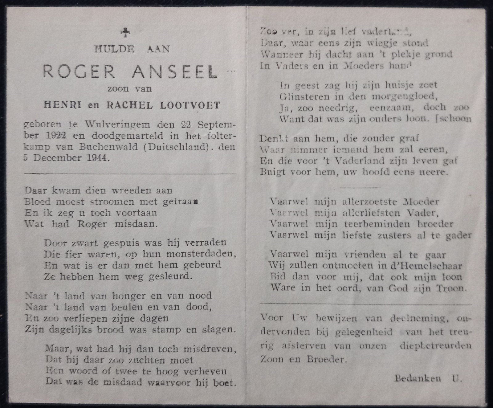 Bidprent WO2, Verzamelen, Ophalen of Verzenden