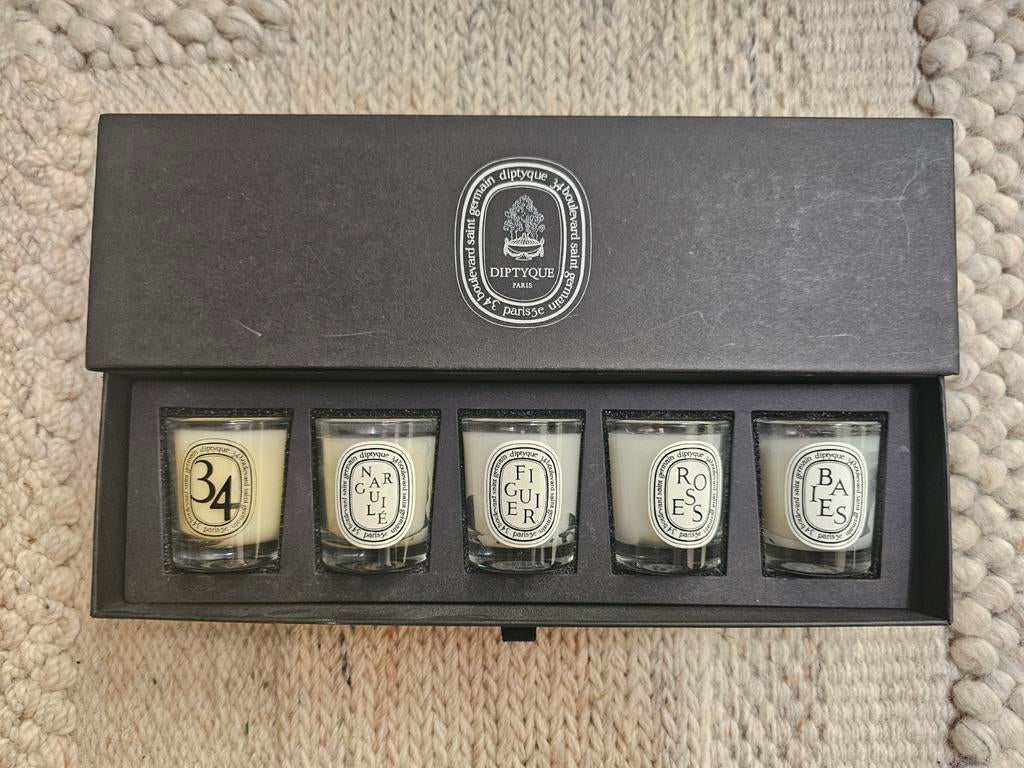 Diptique set van 9 kleine kaarsen / mini geurkaarsen rituals, Ophalen of Verzenden, Nieuw, Kaars