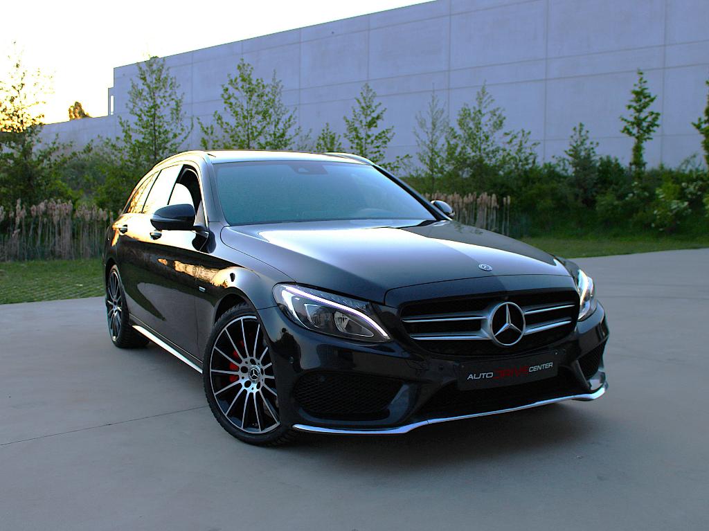 ✅Mercedes C350e hybride * AMG line *panoramique * Burmester, Cuir, Achat, 1250 kg, Euro 6