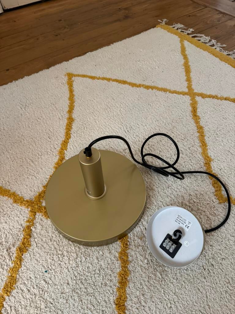 Prachtige messing hanglamp Westwing, Ophalen, Zo goed als nieuw