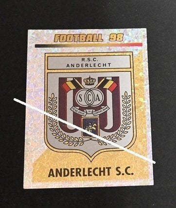 Emblème du Panini Football 98 RSC Anderlecht, Collections, Envoi, Neuf, Affiche, Image ou Autocollant