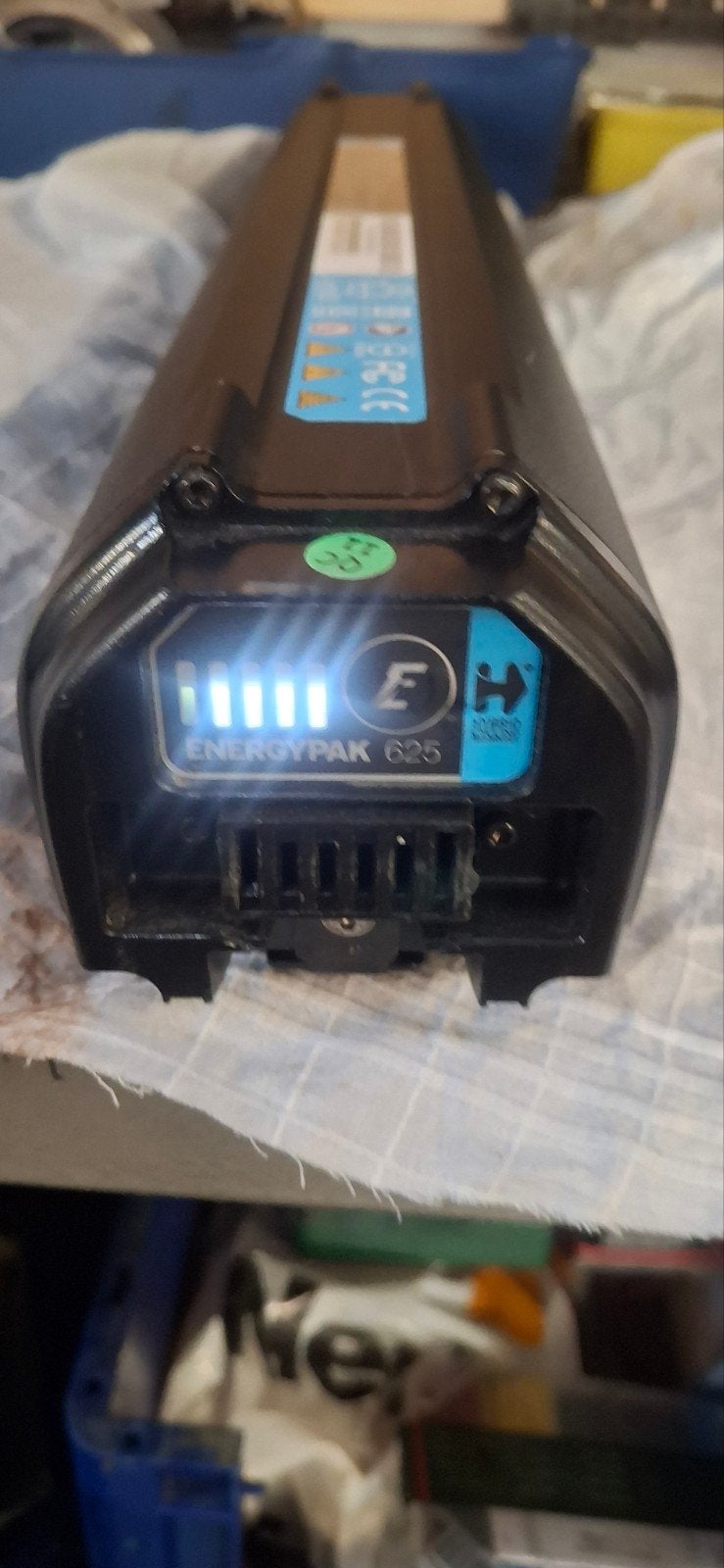 giant batterij 36v energypak  625 in top staat, Fietsen en Brommers, Zo goed als nieuw