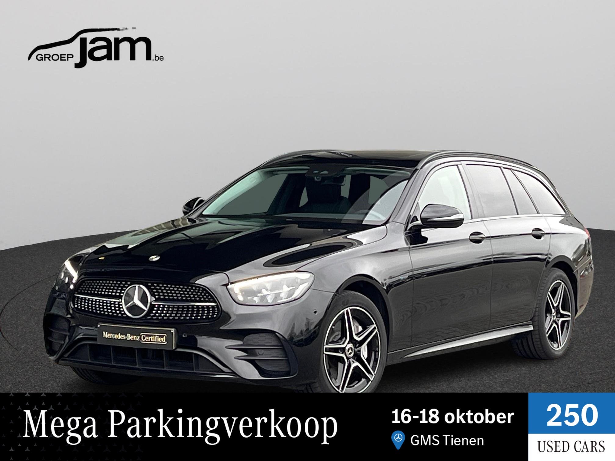 Mercedes-Benz E-Klasse Estate 300 e T AMG/Schuifdak, Autos, Entreprise, Hybride rechargeable, Noir, 5 portes
