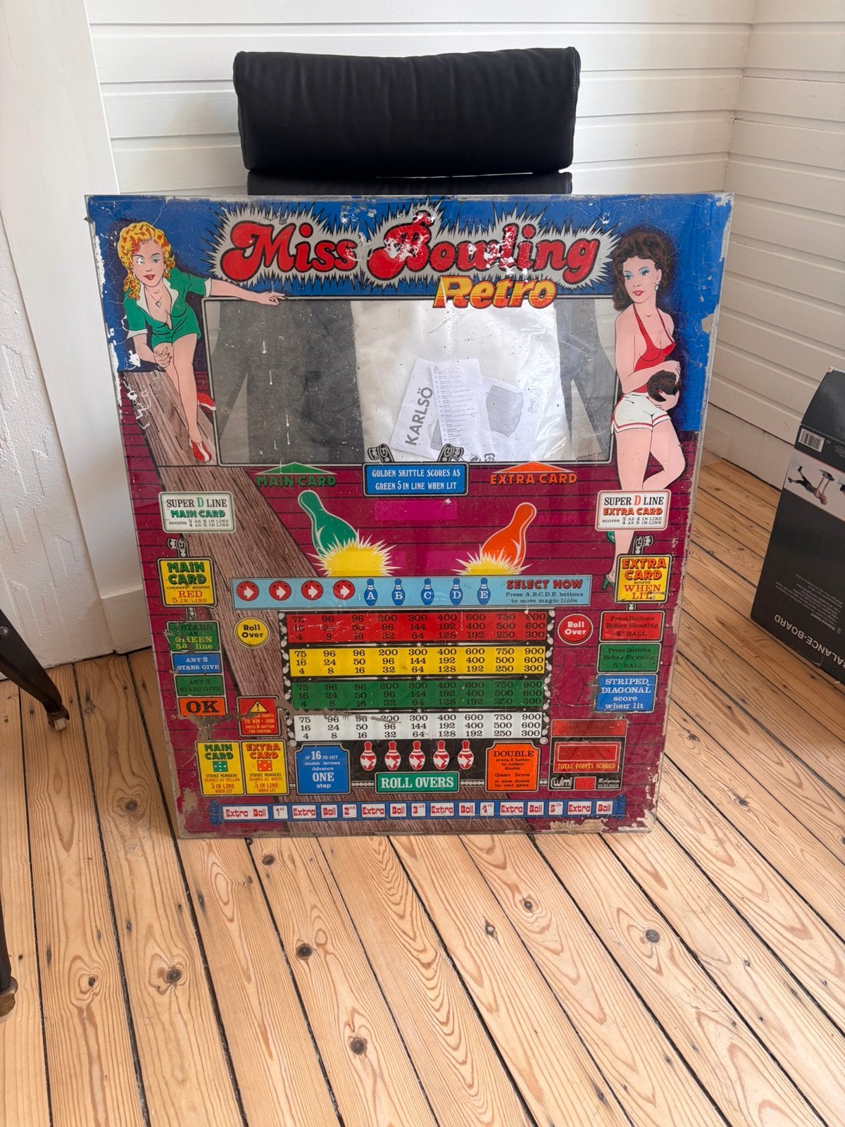 Vintage Miss Bowling kopruit, Ophalen