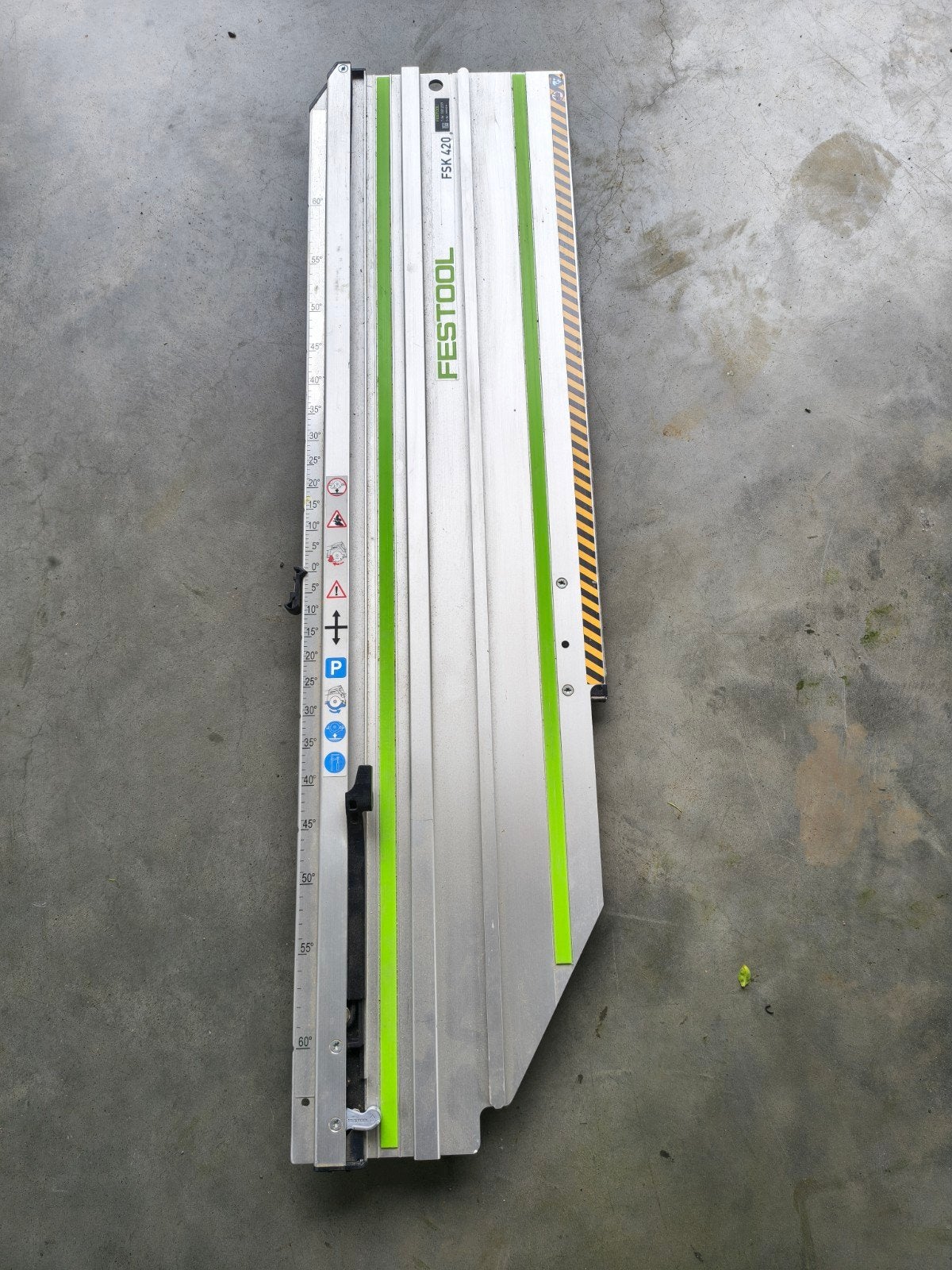 Festool FSK420, Enlèvement