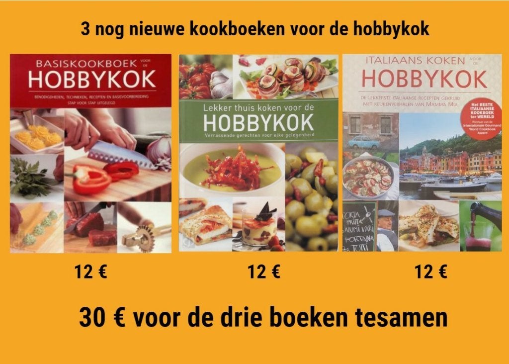 NIEUWE KOOKBOEKEN VOOR DE HOBBYKOK, Boeken, Kookboeken, Ophalen of Verzenden, Nieuw