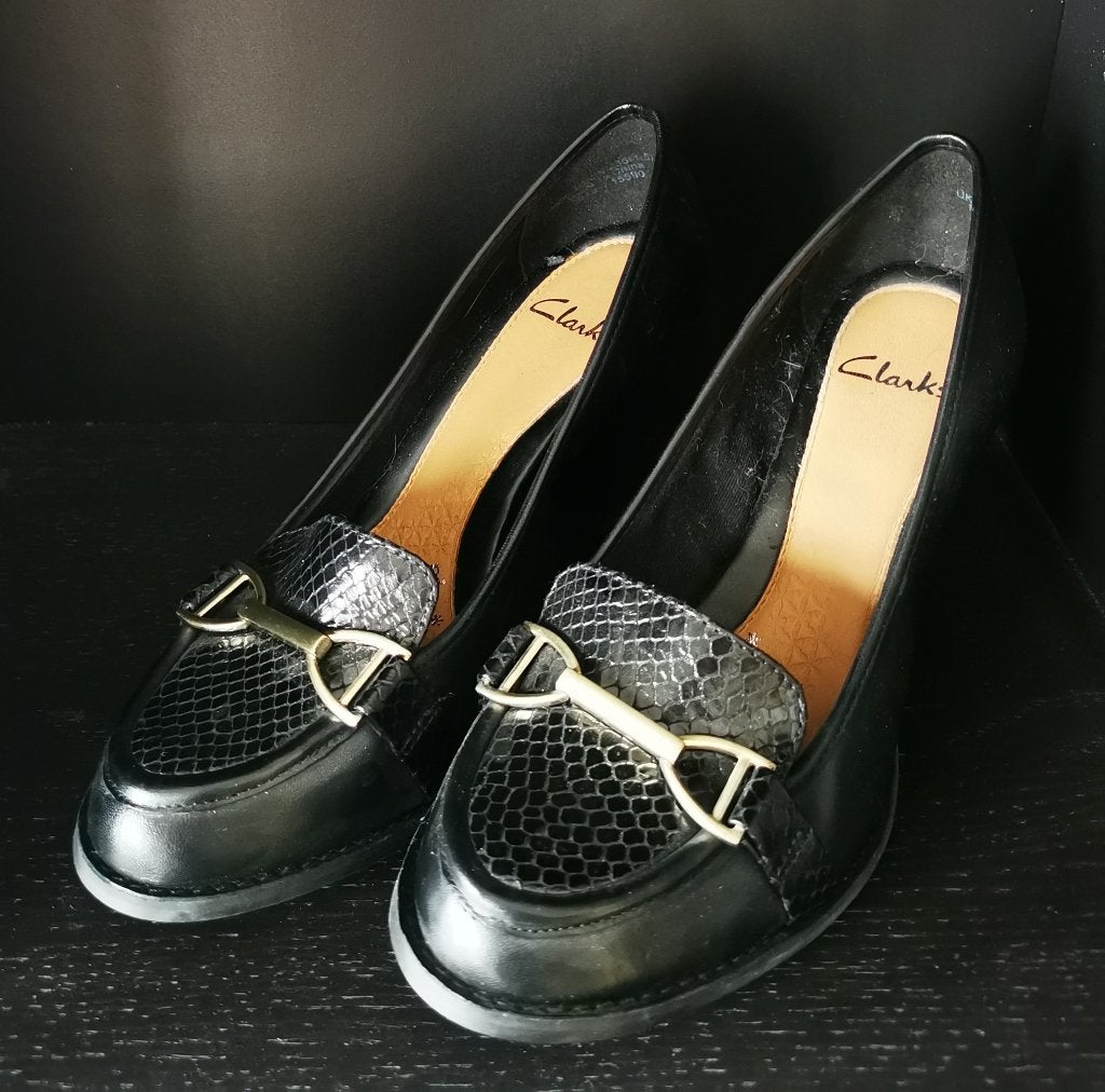 Lederen pumps Clarks maat 36 - nooit gedragen, Kleding | Dames, Ophalen, Zwart, Pumps