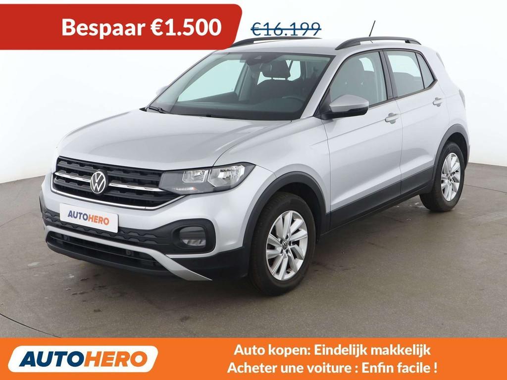 Volkswagen T-Cross 1.0 TSI Life (bj 2021), Auto's, Volkswagen, Voorwielaandrijving, Gebruikt, 95 pk, Adaptive Cruise Control