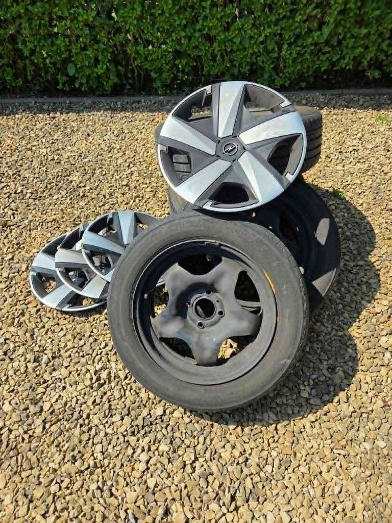 4 Stalen velgen Opel Crossland R16, Auto-onderdelen, Banden en Velgen, Ophalen, Gebruikt, Velg(en), 16 inch