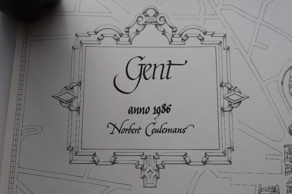 stadskaart GENT anno 1986, Boeken, Atlassen en Landkaarten, Verzenden, 1800 tot 2000, België, Norbert ceulemans