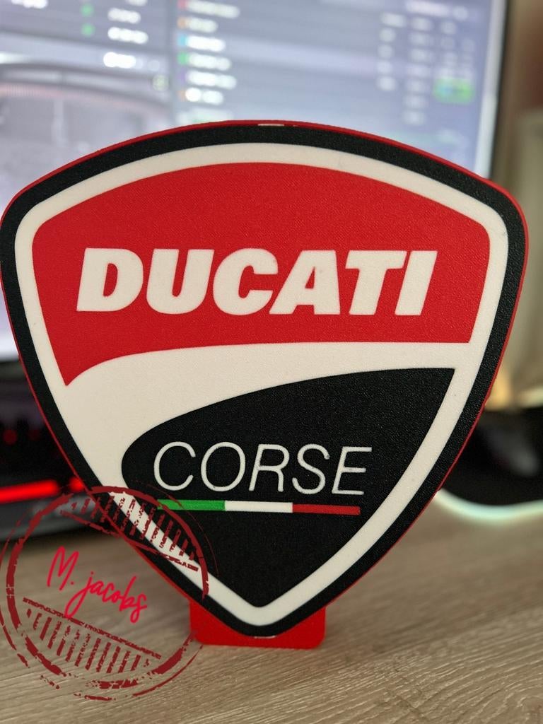 Ducati lichtbak, perfect voor de mancave, bar, Ophalen of Verzenden
