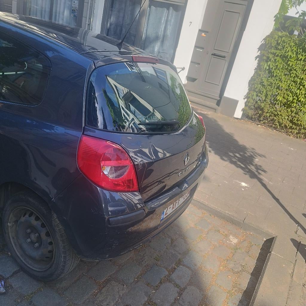 Renault Clio, Auto's, Elektrische ramen, Blauw, Leder, Grijs
