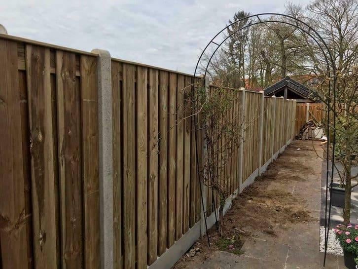 Houten en Betonnen Schuttingen van Topkwaliteit, Tuin en Terras, Ophalen of Verzenden, Hout