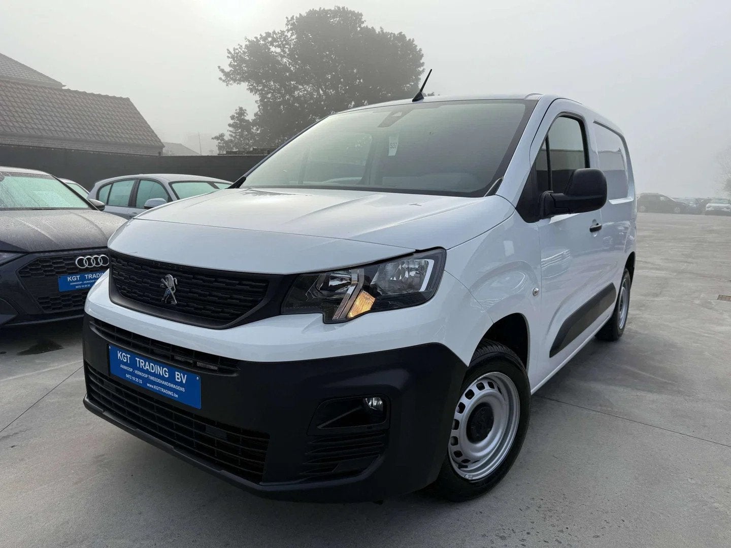 Peugeot Partner 1.5 BLUEHDI 3 ZIT 102PK NAVIGATIE CAMERA PDC, Auto's, 75 kW, Stof, 4 cilinders, Wit