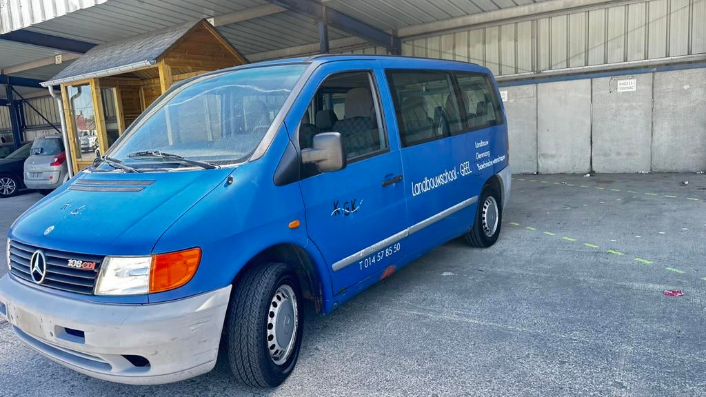 Mercedes Vito 108CDi* Mini-Bus 9P* A/C* 174000*1er Main*, Autos, Entreprise, 5 portes, Diesel, 4 cylindres