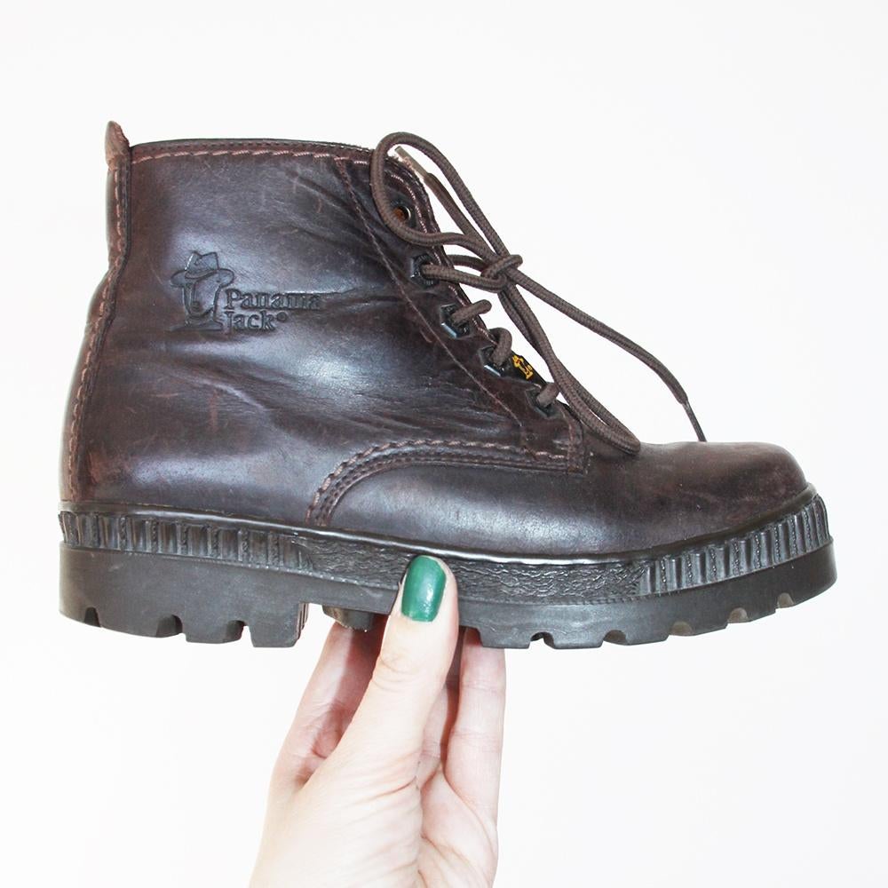 Zeer Mooie Leren Panama Jack Schoenen s17 (Maat 37) € 145,-, Bruin, Verzenden, Overige typen, Zo goed als nieuw