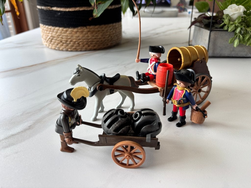Playmobil 3111 Canonniers, Pirates, Bateau, Enlèvement, Utilisé