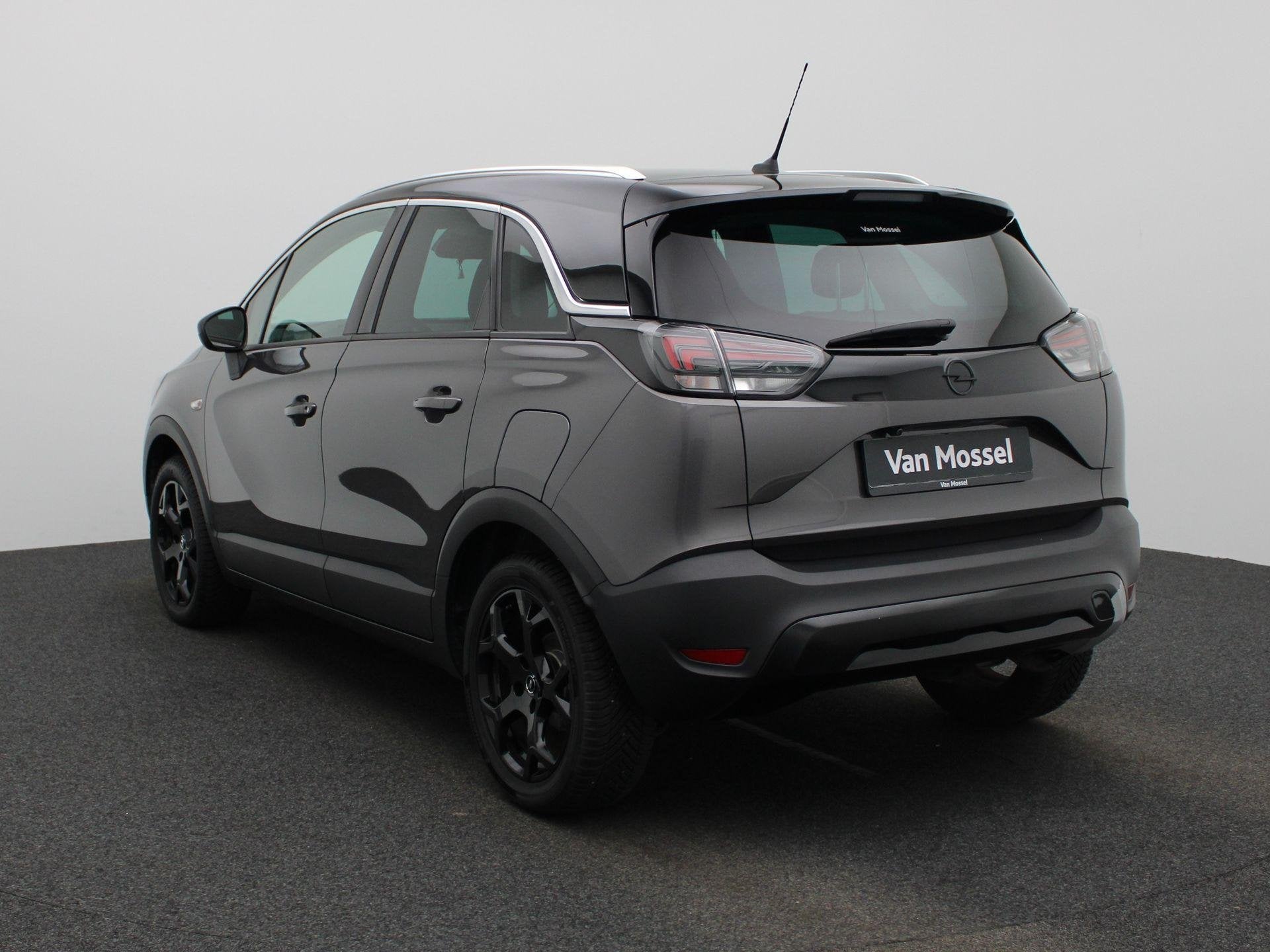Opel Crossland 1.2 96kW Turbo S/S Auto GS Line, Auto's, Zwart, 5 deurs, 600 kg, 131 pk