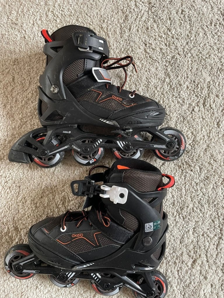 Roller skates, Verstelbaar, Kinderen, Zo goed als nieuw, Inline skates 4 wielen