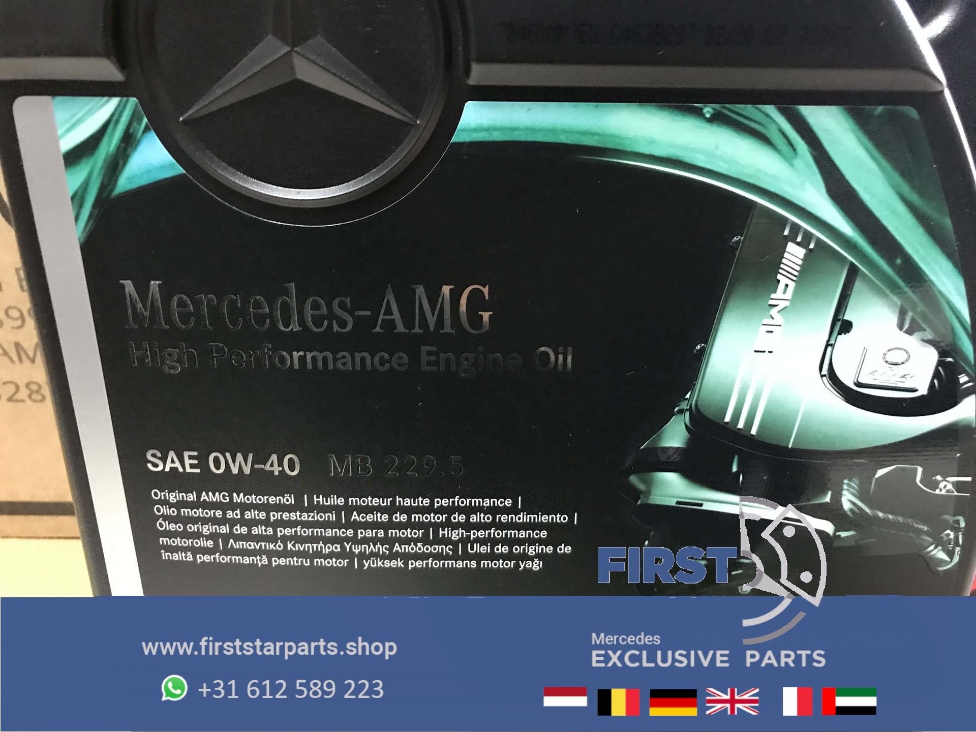 A000989930213 MERCEDES AMG 0W40 MOTOROLIE 5L ORIGINEEL 45 43, Enlèvement ou Envoi, -, -, -
