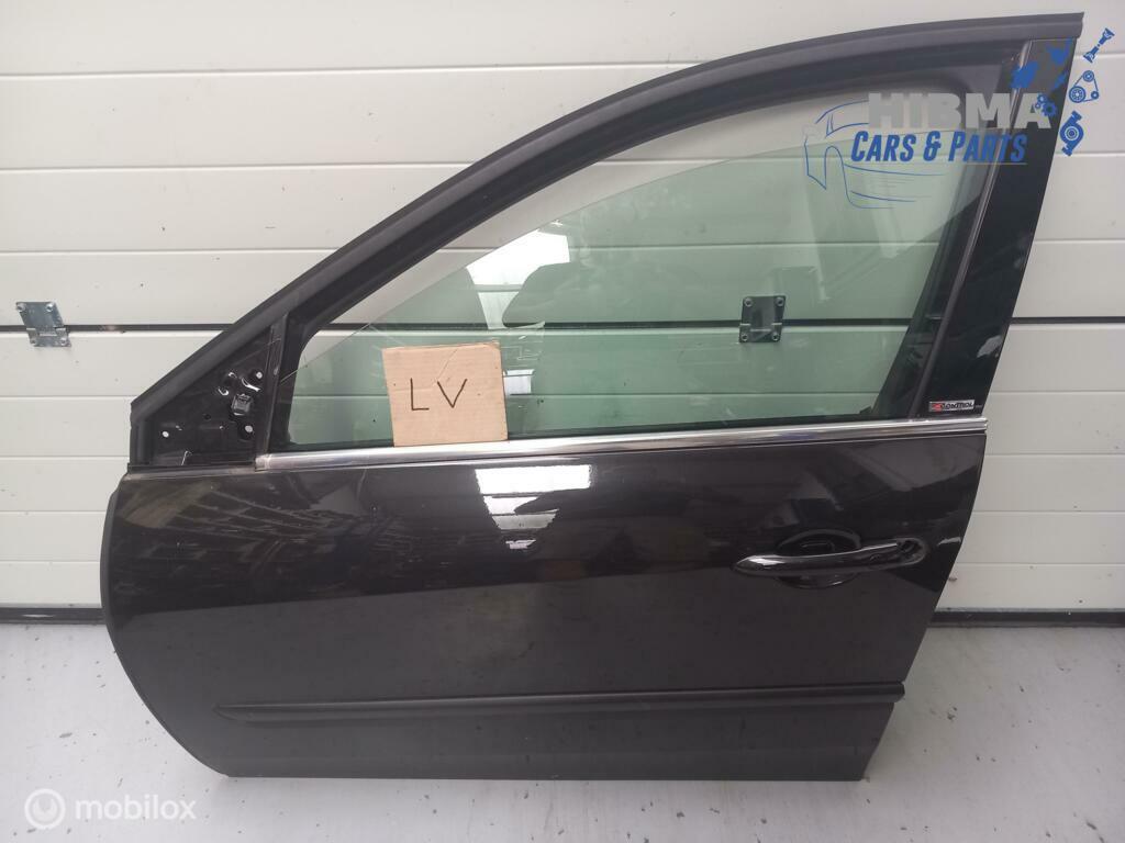 Renault Laguna Estate III Portier Links Voor NV676 Zwart, Gebruikt, Voor, Ophalen of Verzenden, Renault